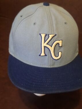 New Era Light Blue and Black 59FIFTY Fitted Cap